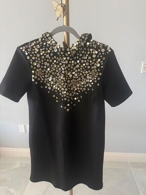 ASOS Dress! Gold and Silver Sequin Embellishment with pockets!